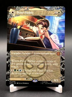 Peter Parker / The Amazzing Spider-Man MTG Spider-Man Ext Art Dual Mythic #208 - Image 1