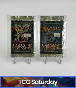 1996 MAGIC THE GATHERING: MIRAGE SEALED BOOSTER PACK LOT OF 2 - Image 1