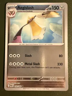 Pokemon TCG Aegislash 58/88 Perfect Order ME3 Reverse Holo NM - Image 1