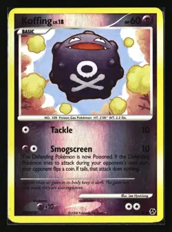 Pokemon KOFFING 74/106 Reverse Holo (2008 Great Encounters) LP/Light Play - Image 1