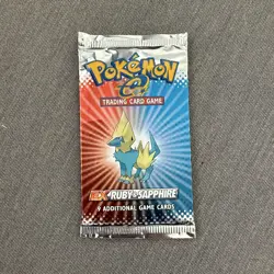 Pokemon EX Ruby & Sapphire Booster Pack – Manectric Art – Sealed 17.61g - Image 1