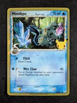 2021 Pokemon MIMIKYU #SWSH136 Black Star Promo Celebrations Coll. Chest - Image 1