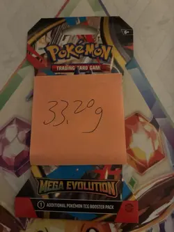 (VERY HEAVY) 33.20g Pokemon TCG Mega Evolution Sleeved Booster Pack (SEALED)✅ - Image 2