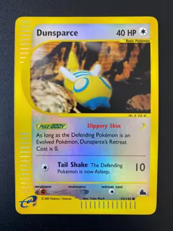 POKEMON DUNSPARCE REVERSE HOLO FOIL 53/144 SKYRIDGE ENGLISH NM - Image 1