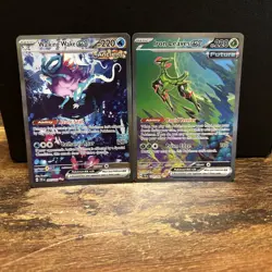 Pokemon TCG Iron Leaves EX Scarlet & Violet Temporal Forces 203/162 - Image 1