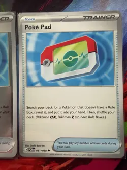 Pokemon TCG Poke Pad Lot (3) Rev Holo & Regular 198/217 081/088 ASC POR NM - Image 4