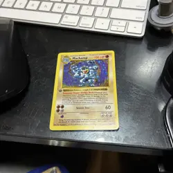 Pokemon TCG Machamp Holo Rare 1st Edition Base Set 8/102 - Image 1
