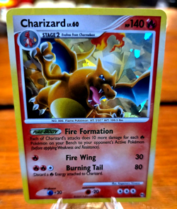 HP Charizard Arceus #1/99 Holo Holo Rare Pokemon Card LP Only Nice Holo (ID) - Image 2