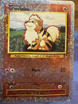 Growlithe [Reverse Holo] #45 Pokemon Legendary Collection - Image 1