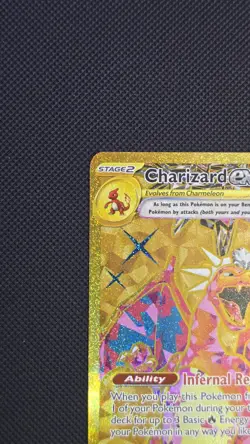 2023 Pokemon Charizard ex 228/197 SV03: Obsidian Flames Holo - Image 3