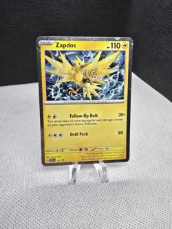 2024 Pokemon Surging Sparks ZAPDOS SVP 157 Black Star Promo Cosmos Foil - Image 1