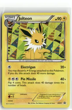 Pokemon Jolteon - BW91 Promo 2011 Black and White Promos - Image 1