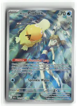 Pokemon Misty's Psyduck 193/182 Illustration Rare 2025 SV10: Destined Rivals - Image 1