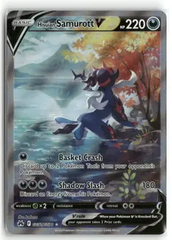 Pokemon Hisuian Samurott V GG51/GG70 UR 2023 Crown Zenith: Galarian Gallery - Image 1