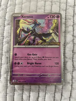 Xerneas 064/132 / Mega Evolution Best Buy Stamped Promo Sealed / NM / Pokemon - Image 1