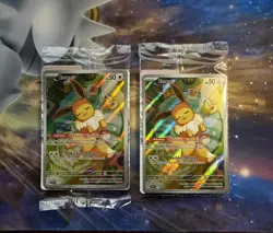 Eevee 173 Black Star Promo Pokemon Prismatic Evolutions Factory Sealed x2 - Image 1
