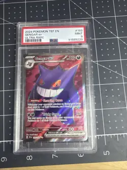 Pokemon Gengar EX Temporal Forces #193 PSA 9 - Image 2