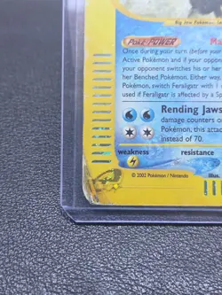 Pokemon TCG Feraligatr Holo Swirl Rare 12/165 Expedition E-Reader WOTC HP DMG - Image 3