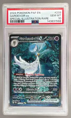 2024 Pokemon Paldean Fates 233 Gardevoir ex SIR PSA 10 143831568 - Image 1
