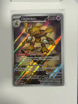 Pokemon TCG Pokemon Alakazam Alakazam Pokemon Center Exclusive Promo Holo NM - Image 1