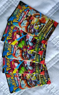 Pokemon TCG Mega Evolution Booster Pack Sealed Lot of 5 - Image 1