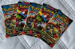 Pokemon TCG Mega Evolution Booster Pack Sealed Lot of 5 - Image 2