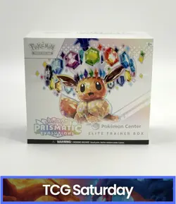 POKEMON CENTER PRISMATIC EVOLUTIONS SEALED ELITE TRAINER BOX ETB - Image 1
