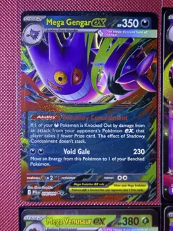 Pokemon TCG Lot of 4 Ex’s Mega Evolutions Near Mint - Image 2