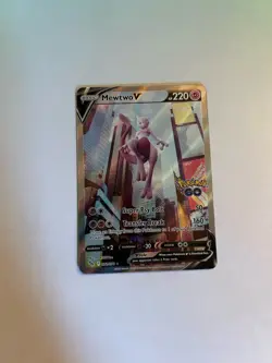 Mewtwo V (Alternate Full Art) 072/078 Pokemon GO Holo NM - Image 1