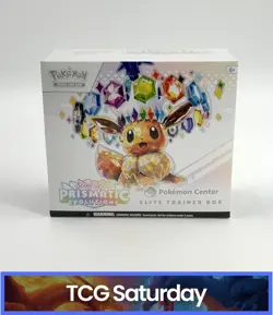 POKEMON CENTER PRISMATIC EVOLUTIONS SEALED ELITE TRAINER BOX ETB - Image 1