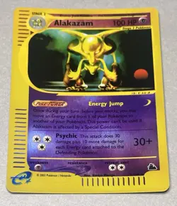 Pokemon TCG Alakazam 2/144 Skyridge Reverse Holo 2003 - Image 2