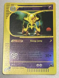 Pokemon TCG Alakazam 2/144 Skyridge Reverse Holo 2003 - Image 3