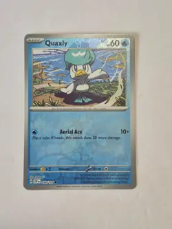 Quaxly 050/191 Common Surging Sparks Pokemon Reverse Holo Near Mint - Image 1