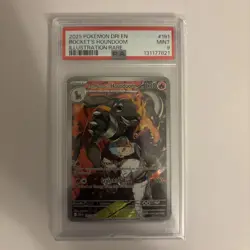 2025 POKEMON DRI ILLUSTRATION RARE #191 TEAM ROCKET'S HOUNDOOM PSA 9 - Image 1