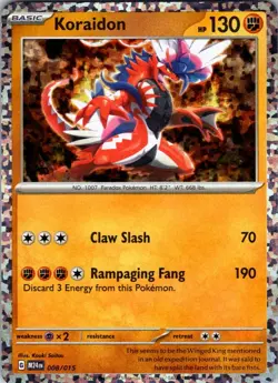 Koraidon 008/015 Holo Promo McDonald's Promos 2024 Pokemon Near Mint - Image 1