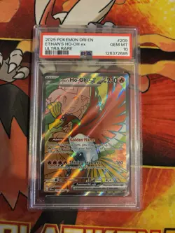Pokemon Ethan's Ho-Oh ex Ultra Rare Holo Sv10 Destined Rivals 209/182 PSA 10 - Image 1