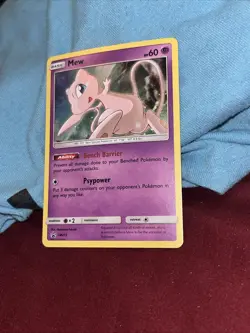 Mew SM215 Sun & Moon 2019 Cosmos Holo Rare Black Star Promo Pokemon TCG LP - Image 3