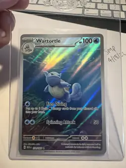 Wartortle - Pokemon Illustration Rare 171/165 Scarlet & Violet 151 Holo *B2 - Image 1