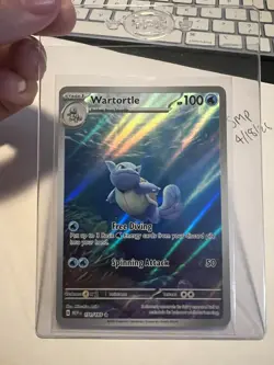 Wartortle - Pokemon Illustration Rare 171/165 Scarlet & Violet 151 Holo *B2 - Image 2