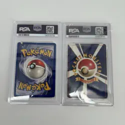 1997 POKEMON JAPANESE ROCKET DARK CHARIZARD-HOLO & 2000 DARK CHARIZARD PSA 1 - Image 2