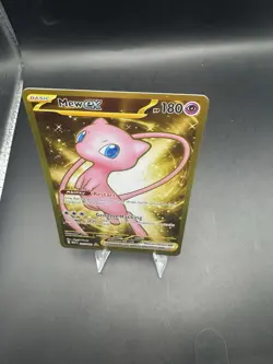 2023 Pokemon Mew ex #205/165 GOLD FULL ART Hyper Rare - Scarlet & Violet 151 NM - Image 4