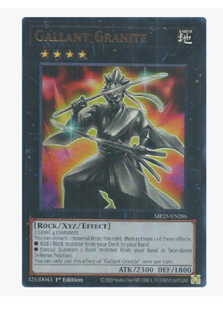 Gallant Granite - MP25-EN286 - Ultra Rare YuGiOh - Image 1