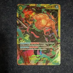 One Piece Roronoa Zoro OP06-118 Secret Rare Foil Holo - Premium Booster Vol. 2 - Image 1