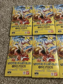 One Piece OP15 “Adventure on Kami's Island” Sleeved Booster Pack (LOT Of 8) - Image 2