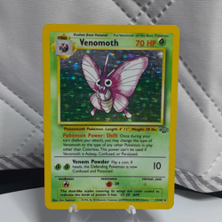 Pokemon Venomoth Holo Rare Jungle 70 HP 13/64 English Unlimited Card - Image 1