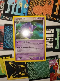 (FAN ART)Gengar Diamond and Pearl 27/130 Non-Holo Rare Pokemon Card - Image 3