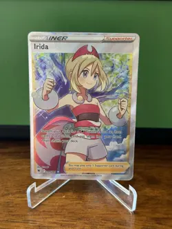 Irida Trainer Full Art 186/189 Pokemon Card Holo - Image 1