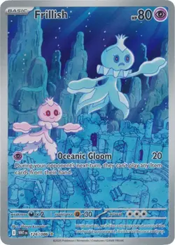 Frillish 126/086 White Flare WHT Pokemon Card NM - Image 1