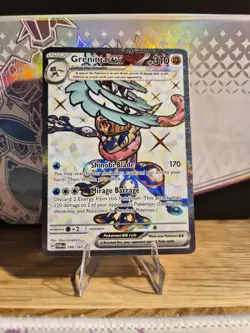 Greninja EX 198/167 Ultra Rare 2024 Pokemon Twilight Masquerade Full Art Card NM - Image 1