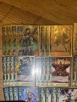 Future Card Buddyfight Rare Katana World Electrobeast Deck Core with 4x Goryou - Image 2